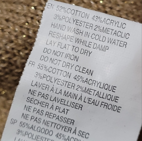 Gold and black cardigan size small Le Temps des Cerises - Picture 7 of 8